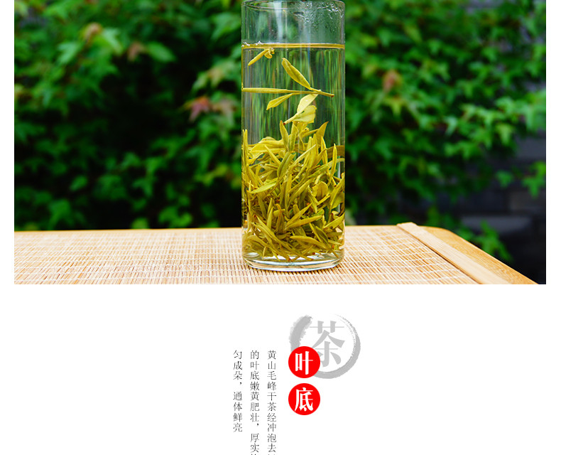 龙合 新茶春茶嫩芽安徽正宗黄山毛峰毛尖春茶绿茶125g罐装精品茶叶