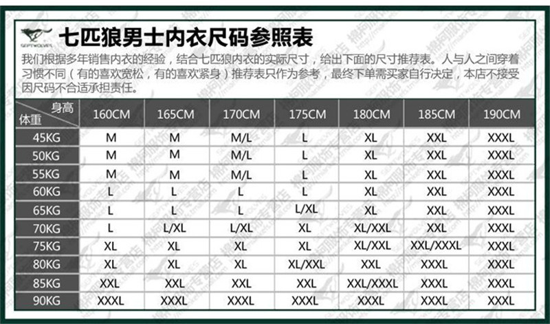 七匹狼（SEPTWOLVES） 保暖内衣  男士圆领/v领 内衣套装