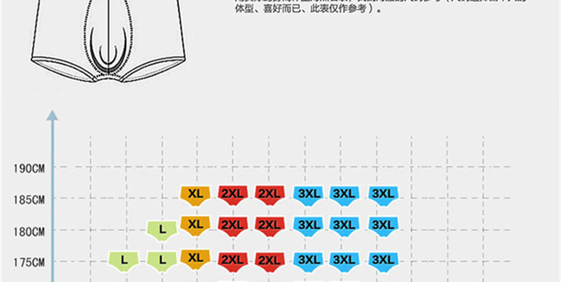  七匹狼 精梳棉男士内裤 平角裤中腰舒适透气短裤2条装   (颜色随机）