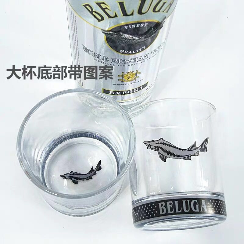 进口俄罗斯白鲸伏特加BELUGA  VODKA银鲟鱼500ml