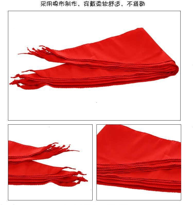 正彩（ZNCI）小学生少先队员红领巾 布质柔软1.2米大号红领巾批发学生用品 10条装