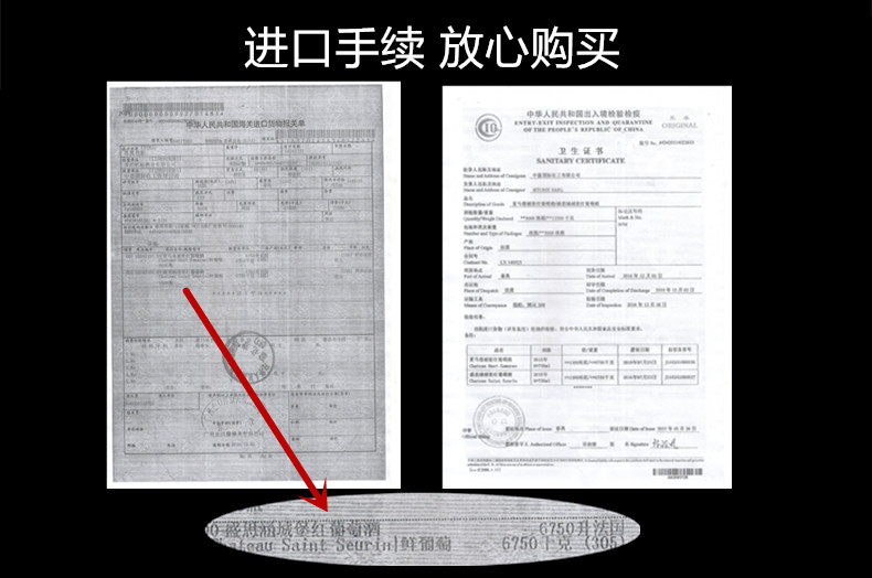 双支 法国进口红酒盛思涵城堡优选干红葡萄酒 送礼袋