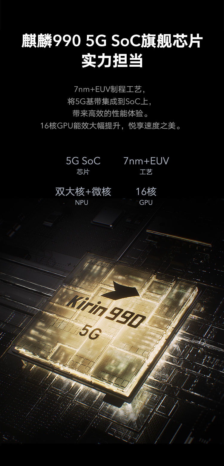 荣耀30 Pro新品麒麟990 全网通5G智能手机 50倍稳定远摄拍照突破性相机矩阵