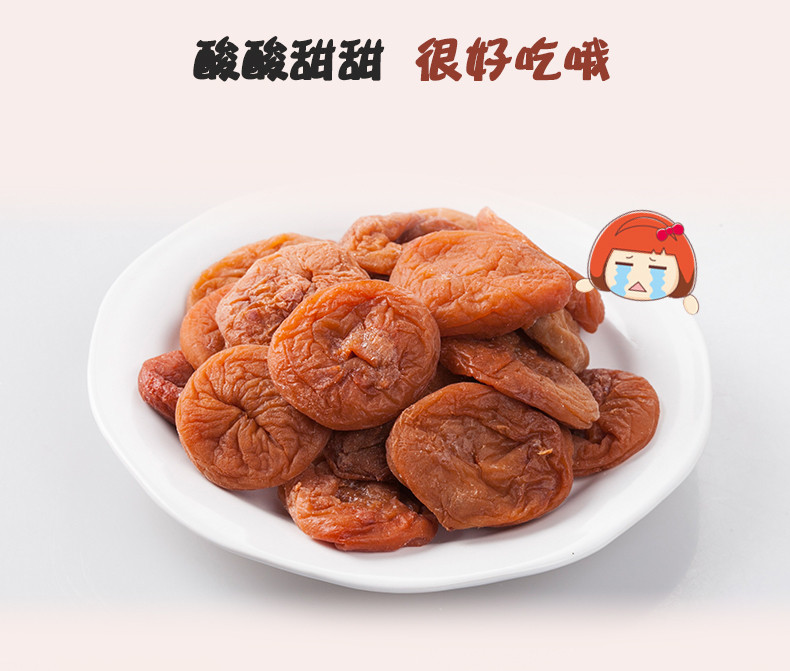 莫干山蜜饯无核话梅100g 日式梅饼果脯蜜饯零食酸爽梅肉休闲梅干