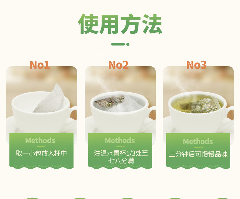 秒杀 萃莼堂【3袋装】冬瓜荷叶茶袋泡茶重瓣玫瑰花茶决明子花草茶40小包/袋160g*3袋