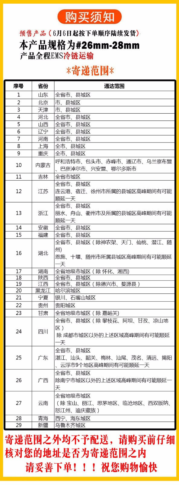 莱州邮政农家自产 （预售）【包邮】正宗烟台大樱桃美早3斤装（含箱）（规格26-28mm）