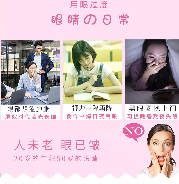 【4盒*5枚】沐舒蒸汽眼罩20枚  学生防疲劳