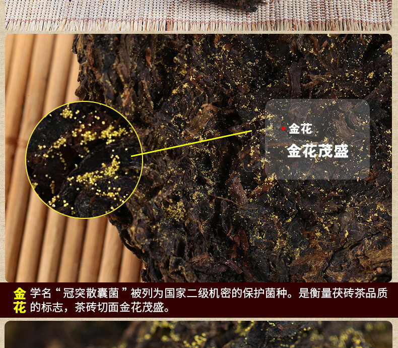 湘丰黑茶安化手筑茯砖茶