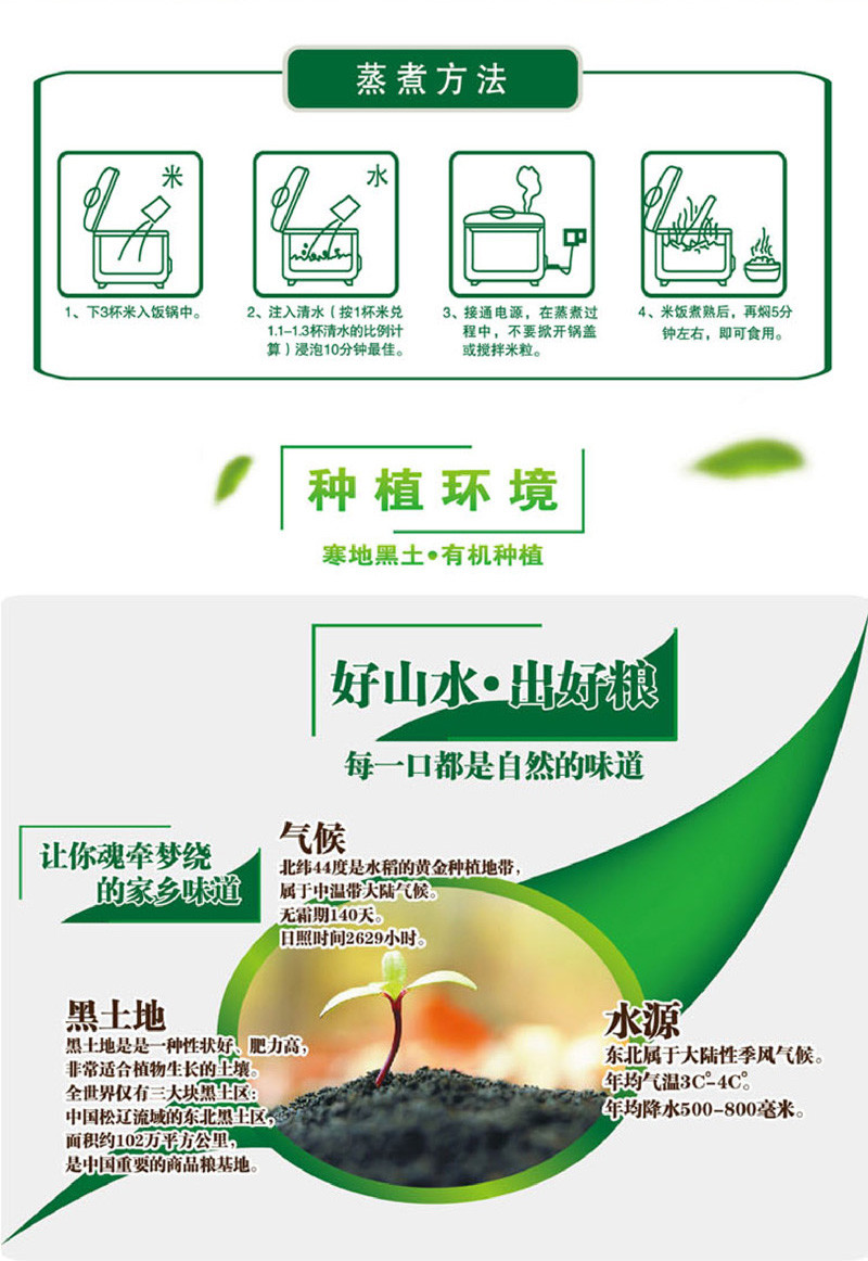 【原产地直邮】东北特产黑龙江稻香米5kg/袋包邮