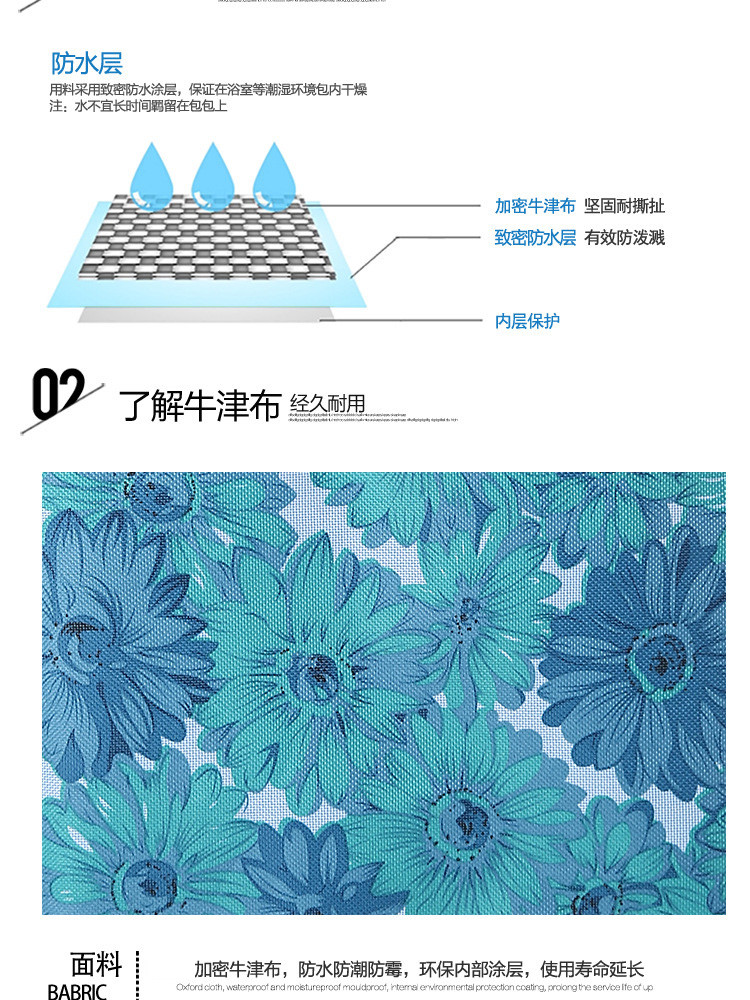 行科 折叠轮子包超市拖轮包家用手拉车便携购物袋行李买菜蓝