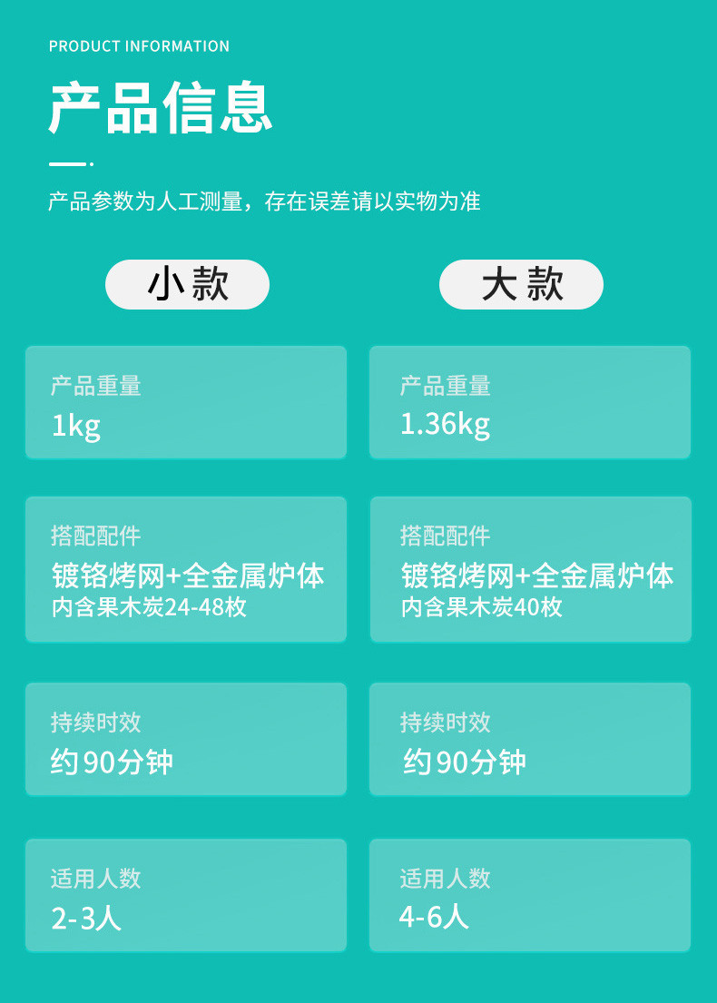 行科 非凡者系列烧烤炉户外家用便携式折叠烧烤碳烤炉小型烧烤架