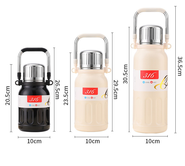 行科 不锈钢保温杯大容量保温壶便携手提户外水杯运动水壶登山旅行