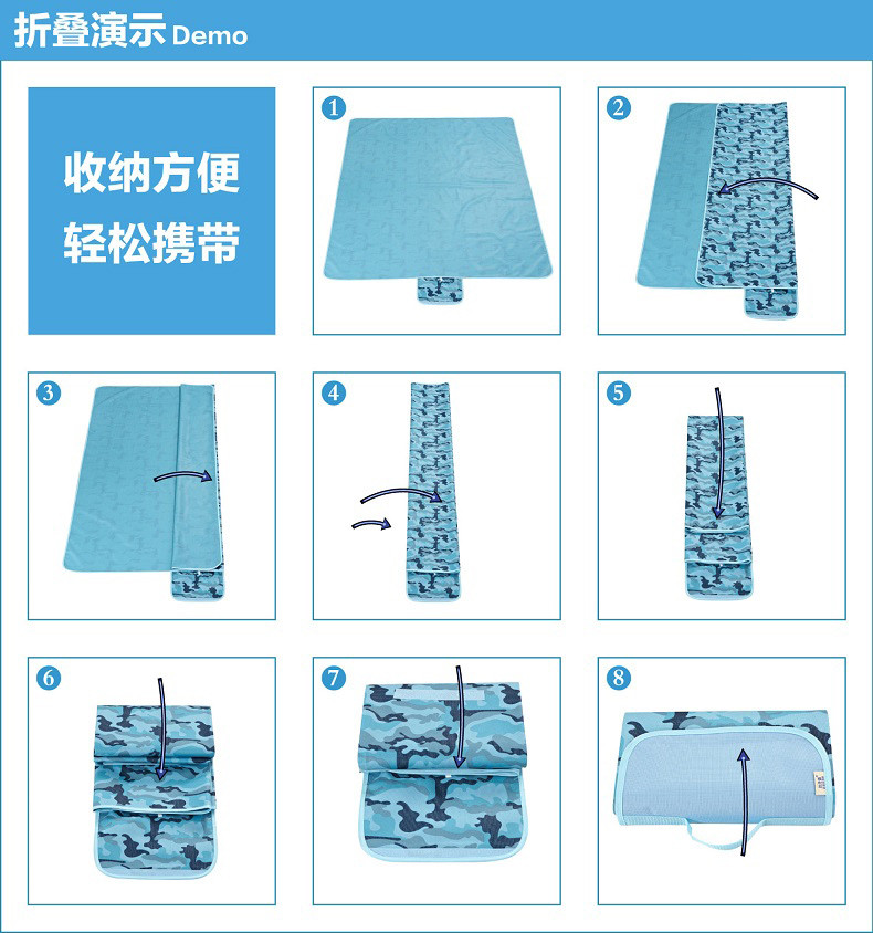 行科  野餐垫防潮垫户外用品帐篷垫草地垫加宽郊游野餐布牛津布