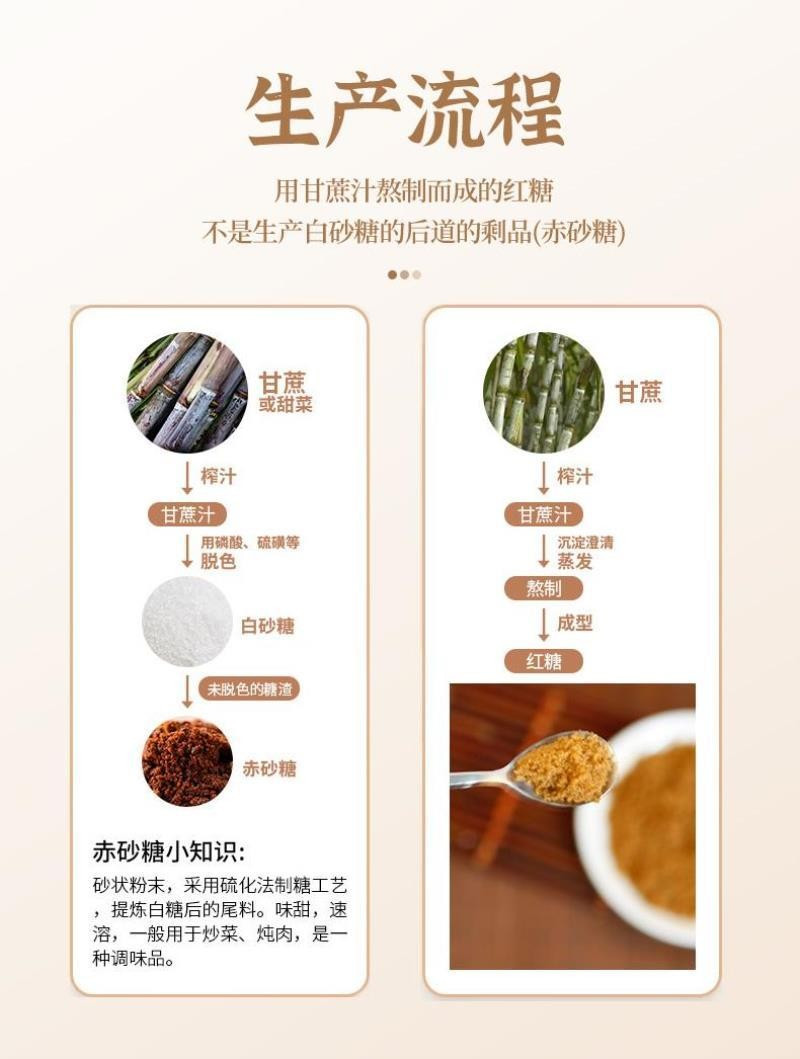 糖先森 纯正红糖1袋（400g/袋）零添加【防城港】