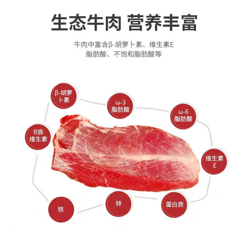 【消费帮扶】固原 泾源 牧源家庭农场 精品黄牛肉 生鲜4斤装