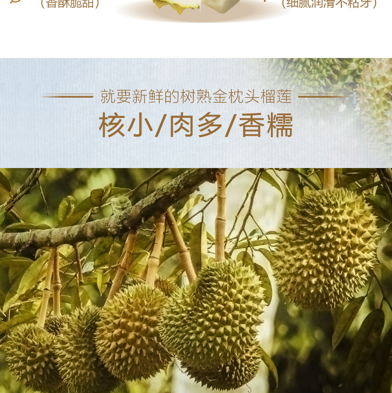 【有零有食】冻干榴莲干健康进口泰国金枕头休闲零食水果干58g（正常发货）