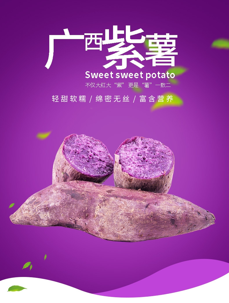 亿荟源 紫罗兰紫薯沙地紫薯当季农家自种现挖蜜薯地瓜新鲜生鲜蔬菜整箱