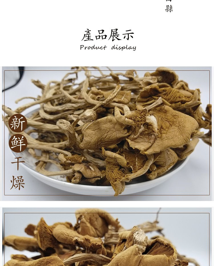 【新品茶树菇】2019新品特色茶树菇古田特色农产品茶树菇干货无硫