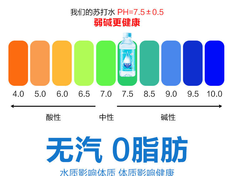 青可儿苏打水350ml多规格无汽无糖苏打水整箱多规格矿泉水饮料