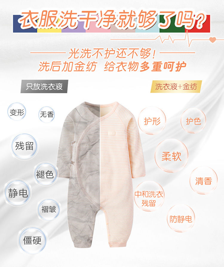 正品金纺柔顺剂衣服物护理液留香味持久除防静电樱花薰衣草袋装