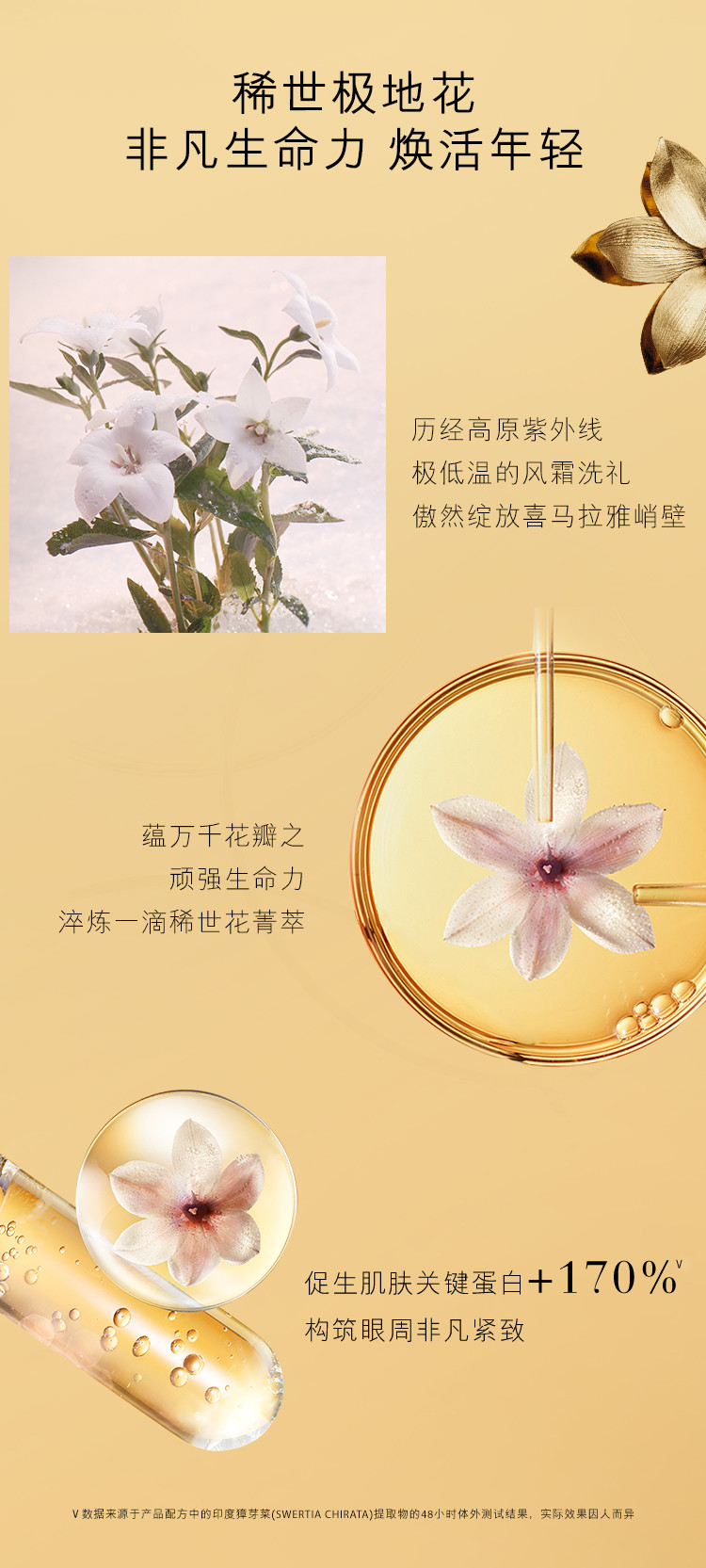 Estee Lauder雅诗兰黛【专柜货】 白金级花菁萃紧颜眼部精华霜(轻盈慕斯质地)15ml