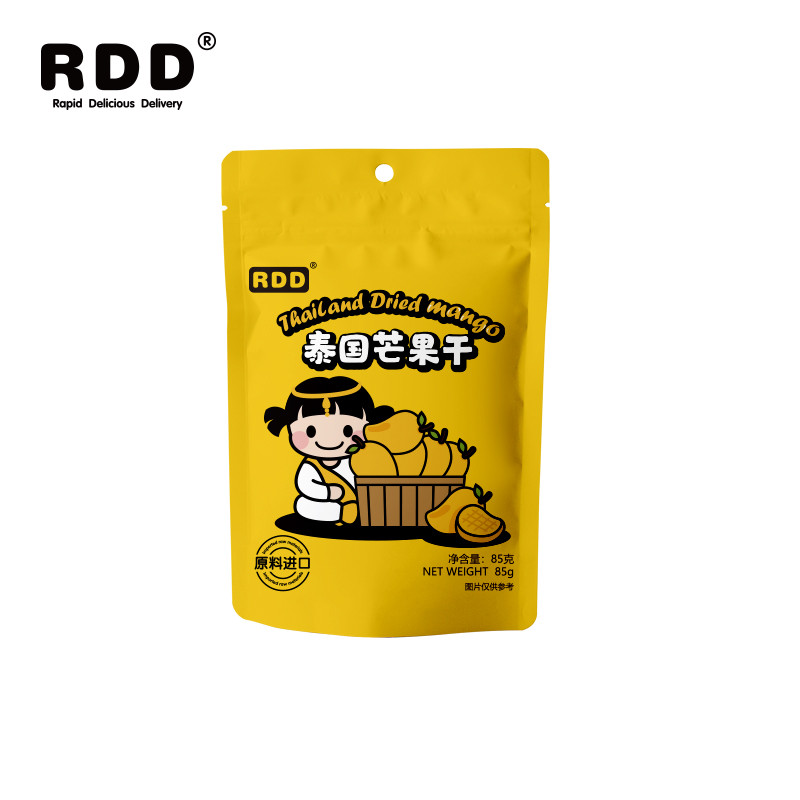 【领取立减10元】RDD 泰国进口芒果干85g 蜜饯果脯果干网红零食休闲小吃水果干特产