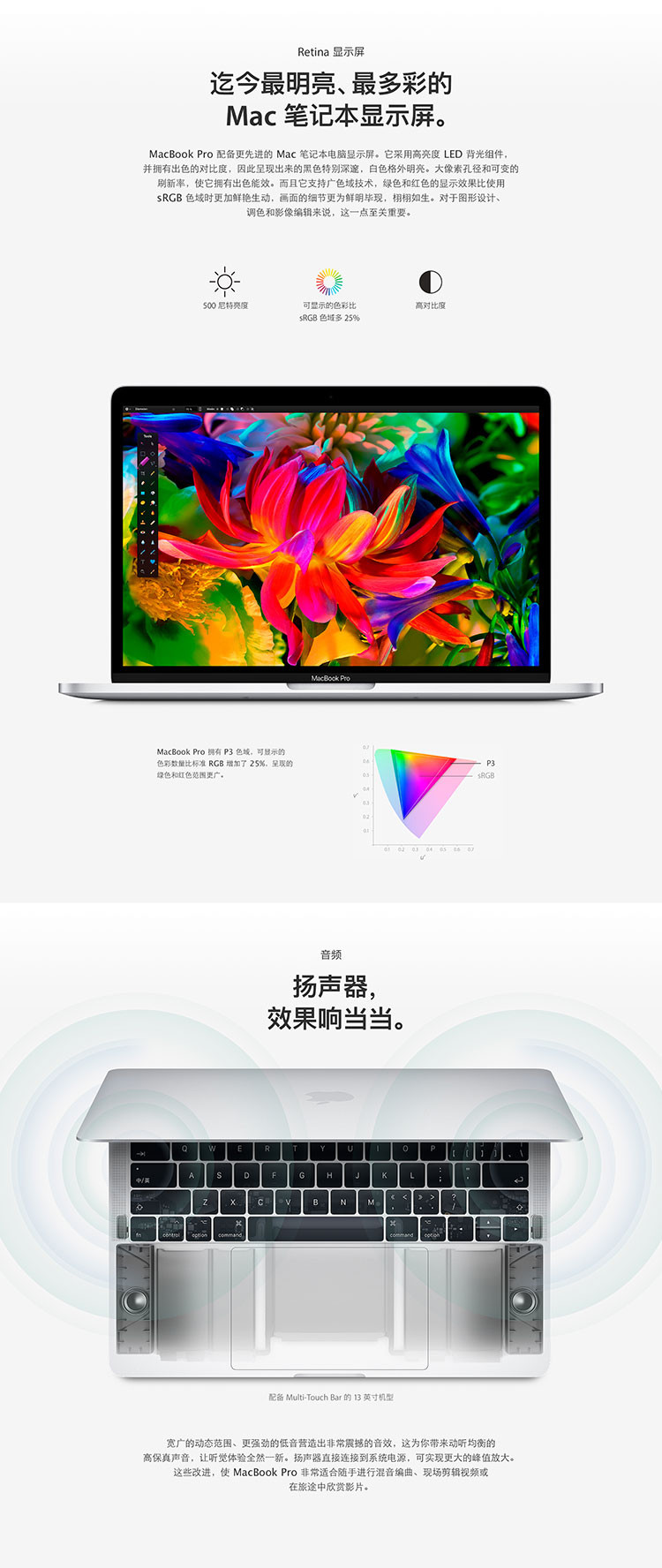 苹果/APPLE Macbook Pro 13.3英寸  笔记本电脑 MPXT2 MPXU2