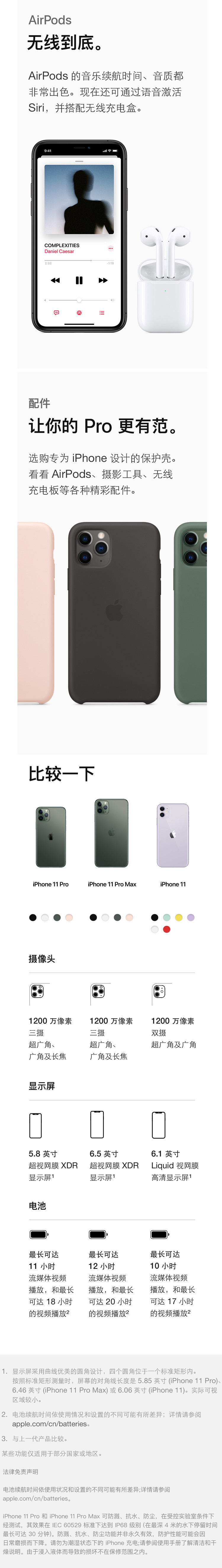 苹果/APPLE iPhone 11 Pro Max (A2220) 移动联通电信4G手机 双卡双待