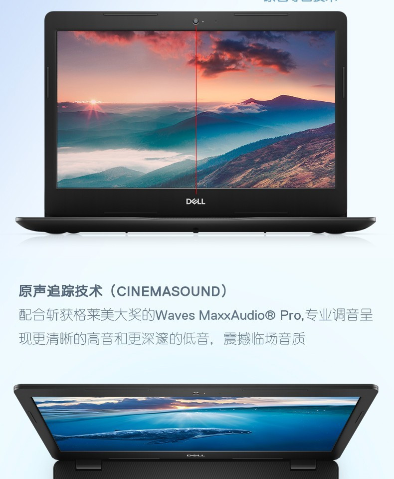 戴尔（DELL）灵越3000 14英寸办公学习轻薄便携手提笔记本电脑 黑色 N5000/4G/256