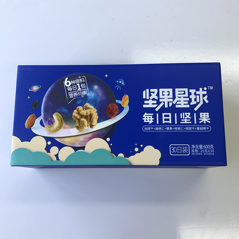 沃隆每日坚果600g/箱 30袋装 星球礼盒 孕妇儿童可食