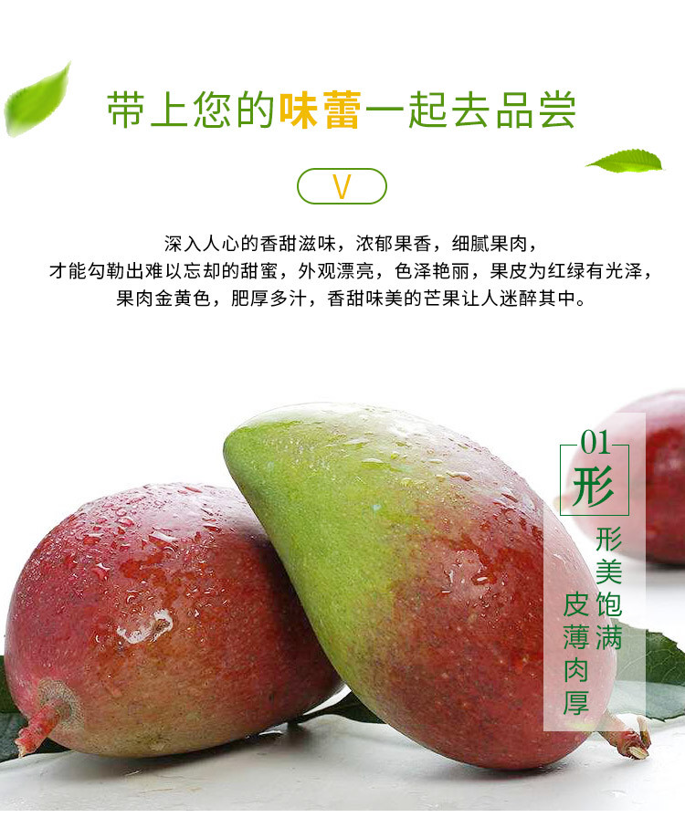 【乡村振兴、惠农利民】海南 贵妃芒 5斤/9斤 芒果新鲜水果应当季热带特产