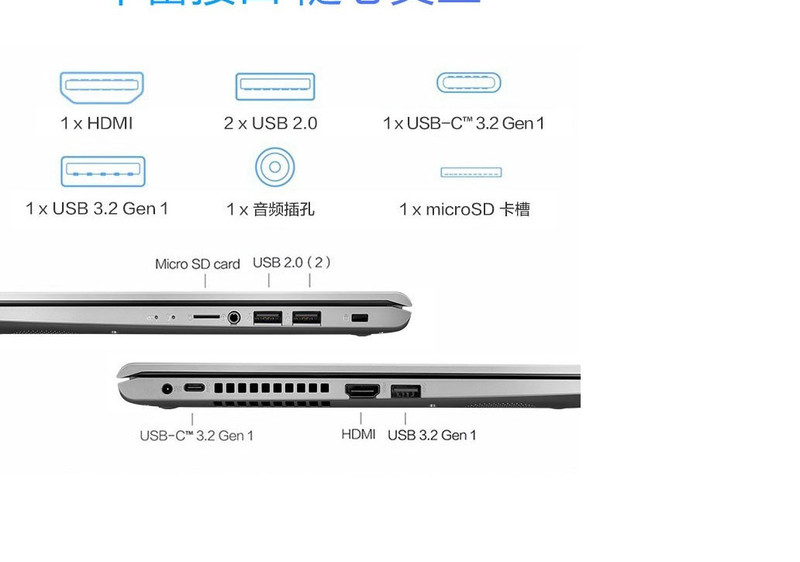 华硕/ASUS VivoBook15 15.6英寸轻薄笔记本 i5 512GB 8G 2G独显