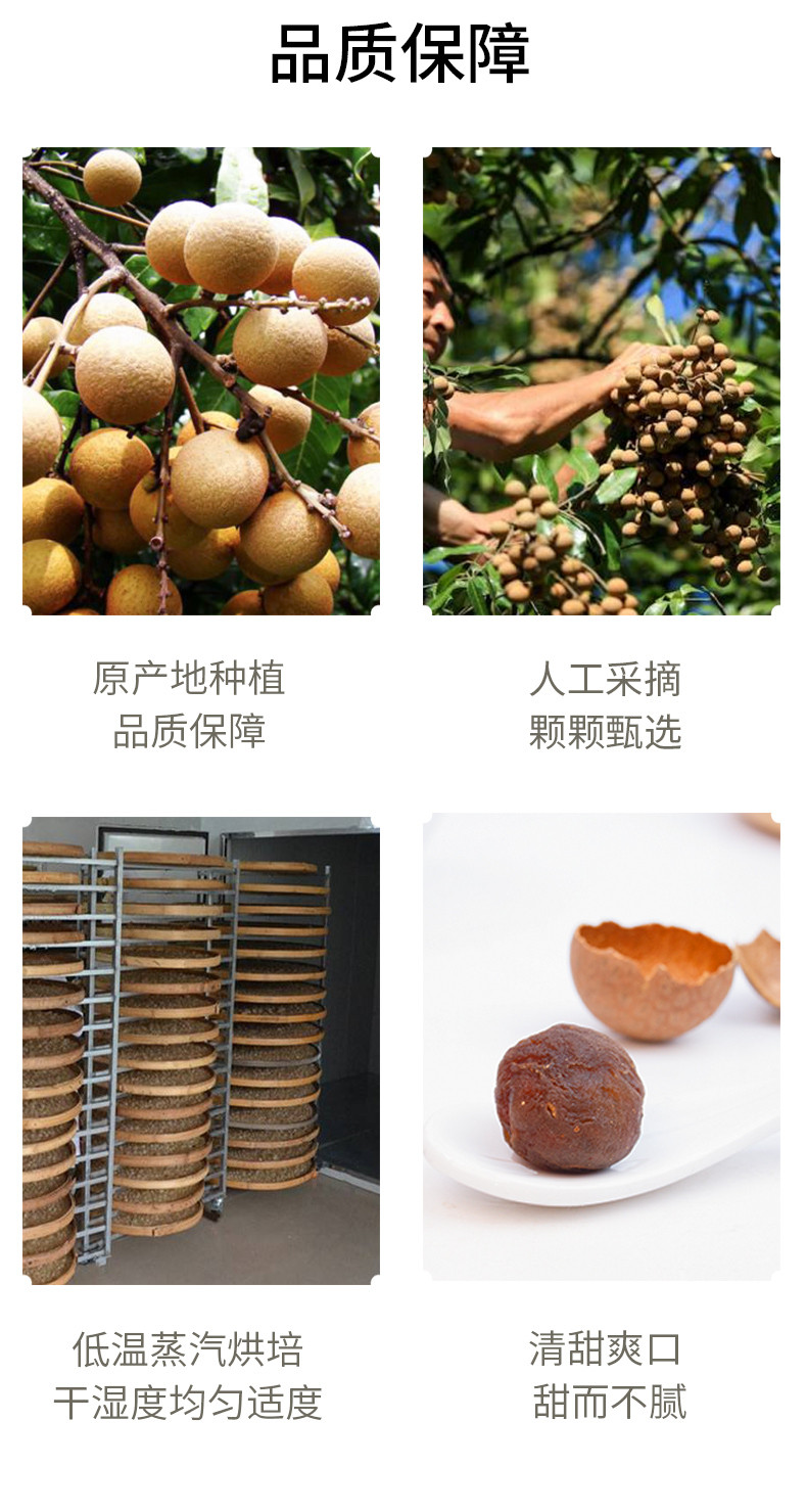 金唐 福建莆田特产5A桂圆干 500g*3袋 龙眼干桂圆肉 桂圆枸杞红枣茶配料