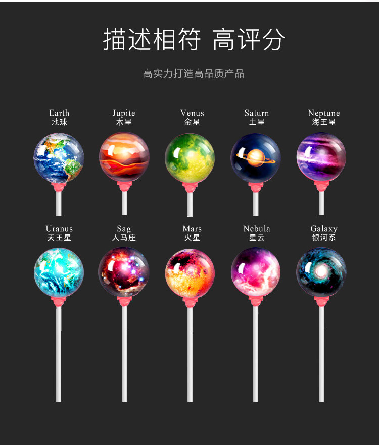 【领券立减10元】诺梵创意糖果星空糖棒棒糖六一儿童节礼物礼盒