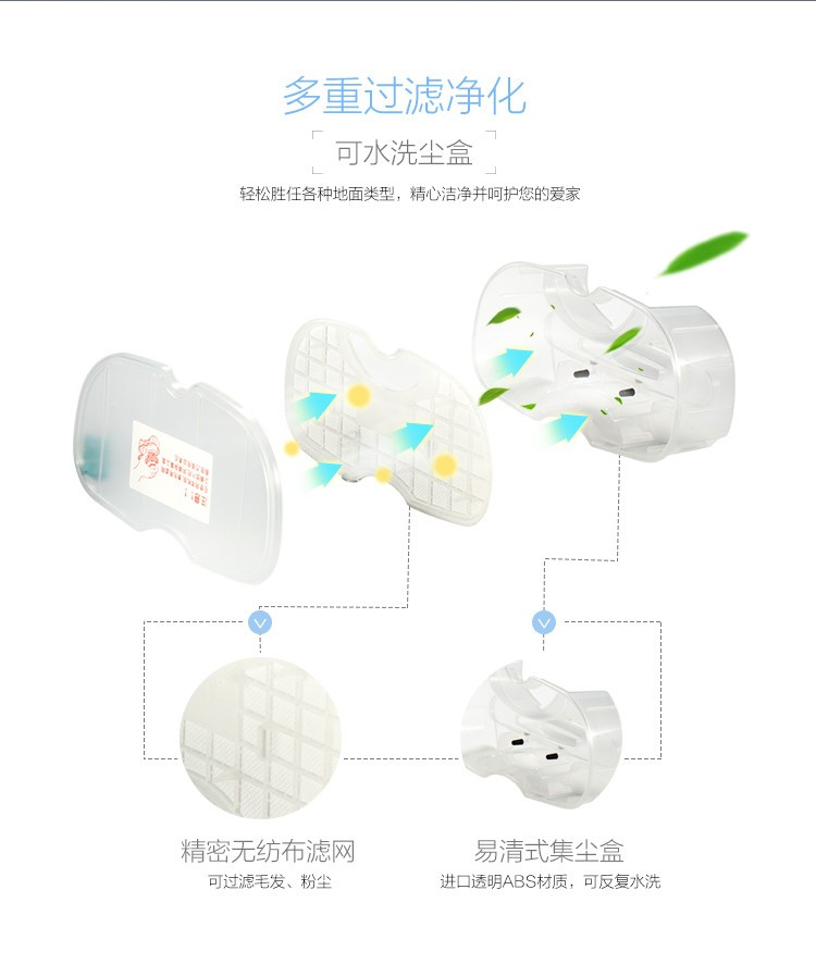  美的（Midea）扫地机器人全自动智能家用吸尘器 R1-L061E