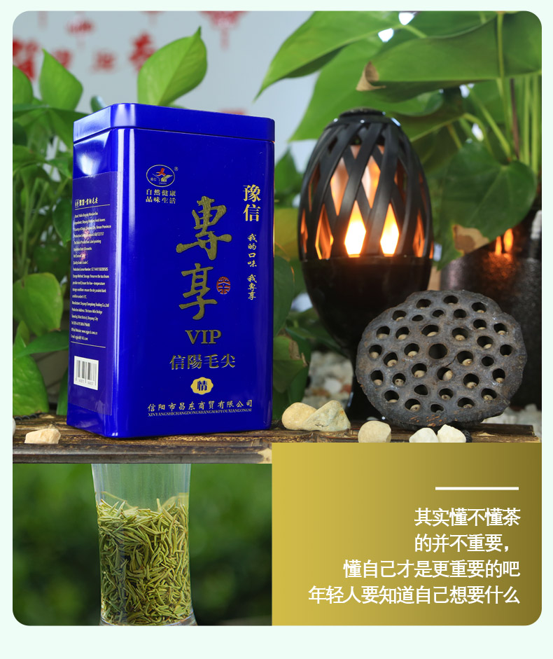 豫信信阳毛尖茶2020新茶嫩芽茶叶散装绿茶浓香型春茶125g