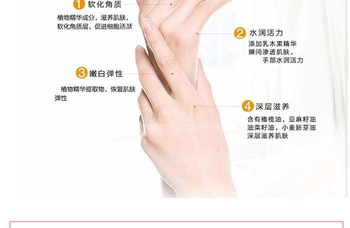 韩国进口 施姈凝韵护手霜60ml*3支 滋润嫩白手膜 手部护理