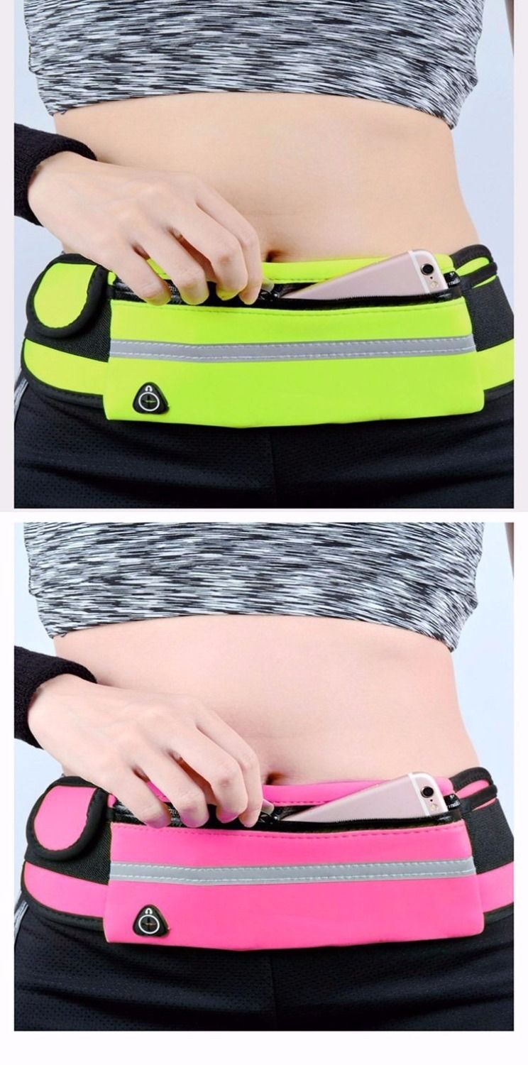 运动腰包男女时尚新款户外跑步健身多功能防水小腰带包水壶手机包