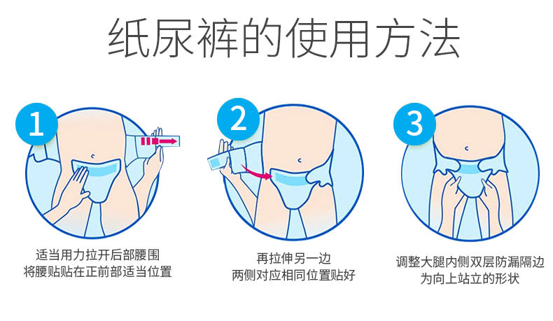 纸尿裤拉拉裤么么象婴儿尿不湿超薄干爽透气不闷热S/M/L/XL/XXL