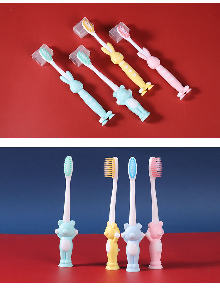 【儿童牙刷软毛2-3-6-10-12岁】换牙期宝宝训练大孩子小学生可爱牙刷