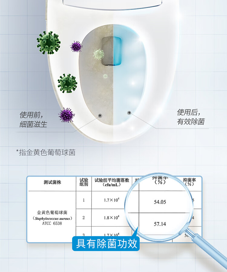 蓝月亮 松木Q厕宝洁厕宝50g*8块（松木香型）