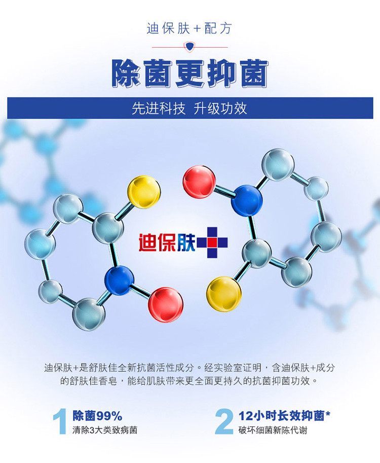 舒·肤佳 香皂纯白清香125gX2块温和滋养天然植物皂基