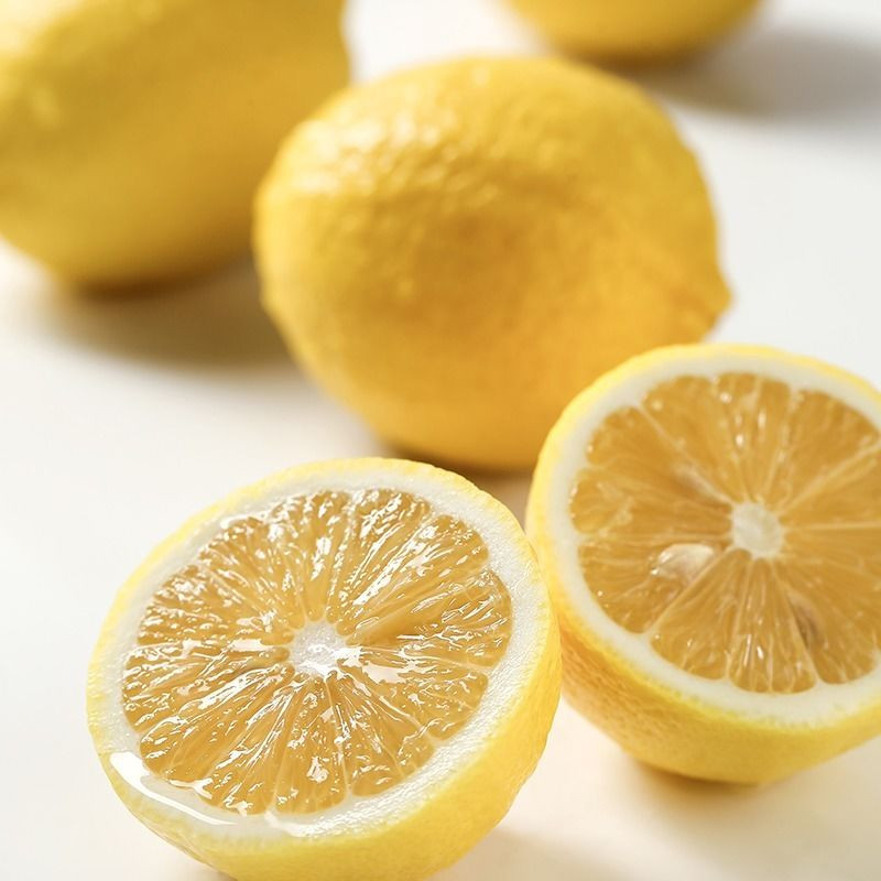 【买一斤送一斤】黄柠檬 新鲜水果柠檬果子 批发多规格柠檬泡水