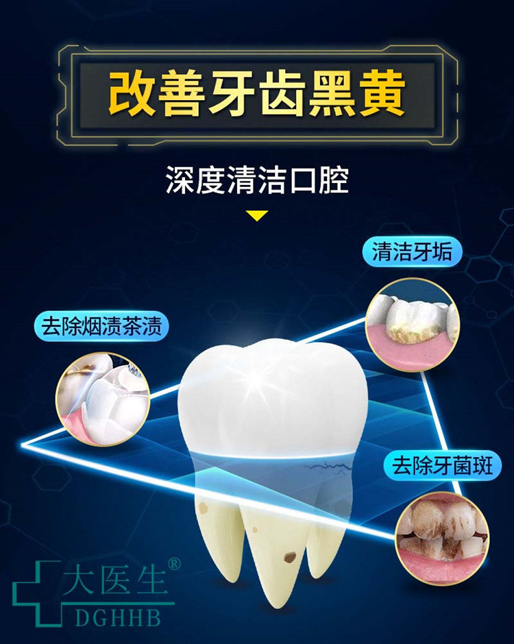 【正品大医生止血止痛强功效】洁白健齿防蛀牙膏龋齿修复去黄去口臭牙龈出血牙痛抗敏亮白