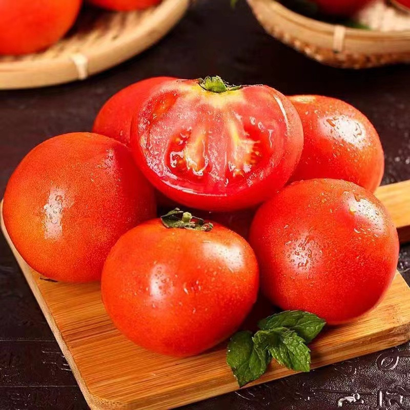 妙采园 西红柿新鲜自然熟沙瓤多汁大番茄普罗旺斯西红柿鲜现摘