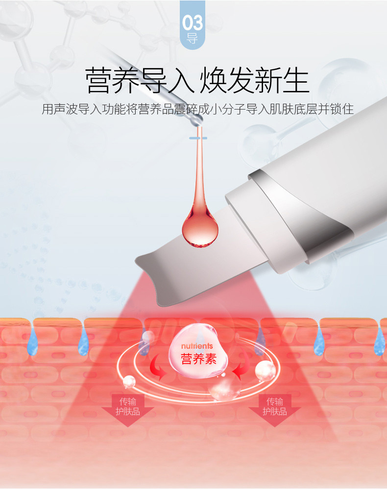 金稻  超声波超长续航小巧便携铲皮机KD8023