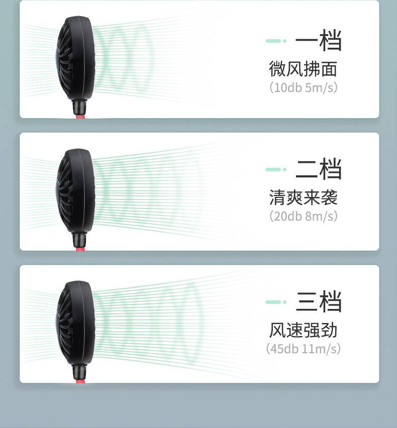 2020懒人风扇usb充电户外用迷你抖音同款运动超静音办公降温神器