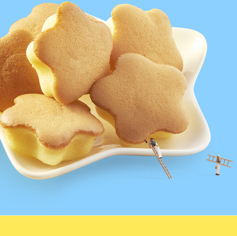 【薇娅推荐】贝夫 小行星蛋糕 网红零食营养早餐蒸面包整箱儿童零食 390g