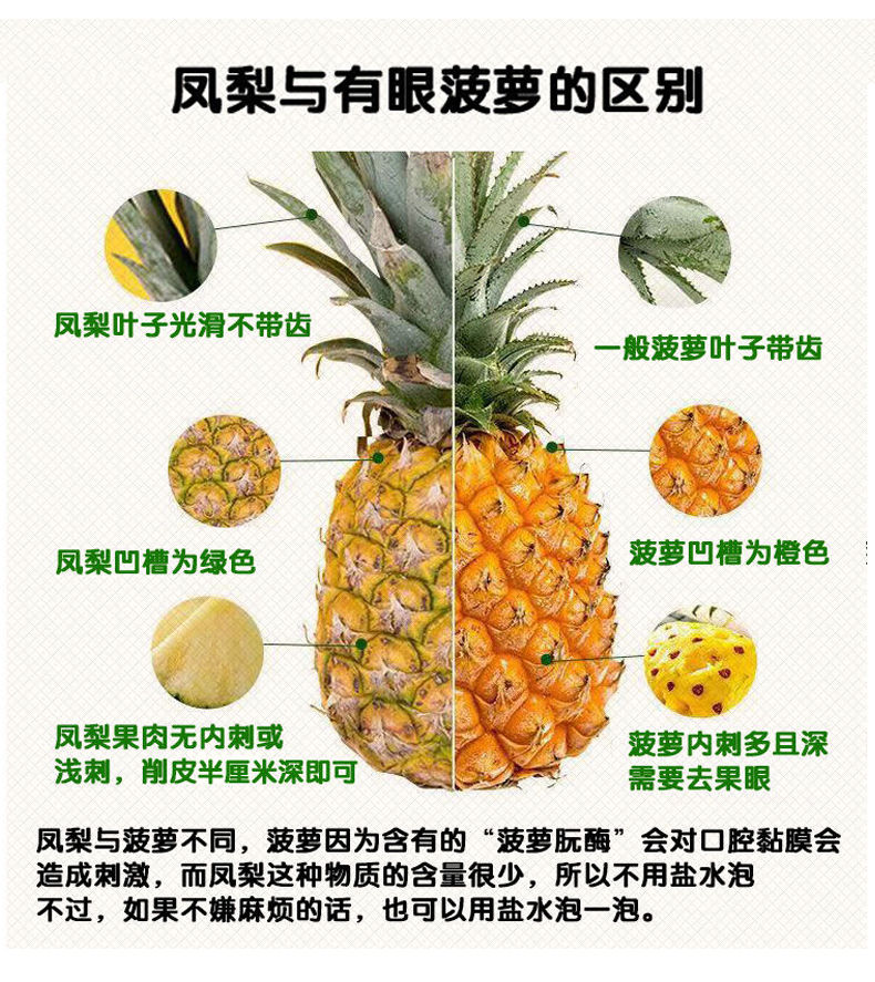 金钻无眼凤梨现摘新鲜热带水果当季版纳海南手撕香水牛奶菠萝