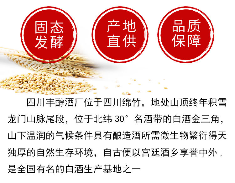 四川绵竹白酒批发烧酒人1瓶清仓纯粮食浓香型46°度水整箱2/4